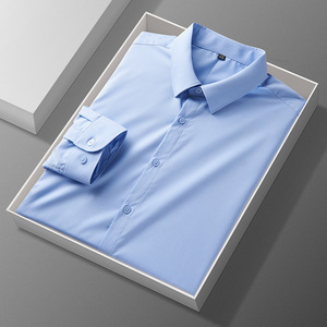 <span class=keywords><strong>Camicia</strong></span> da uomo classica da uomo in cotone a manica lunga, - Product Image 1