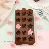 Moule en silicone personnalisé de qualité alimentaire pour chocolat, résine, gelée, roses et cœurs, pour la Saint-Valentin et la décoration de gâteaux