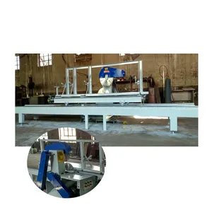 Sierra de mesa de empuje circular electrohidráulica, sierra de corte de madera de precisión de 11kW, sierra de corte de madera dura de tira corta