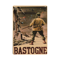 Décor mural en métal rétro pour la maison, atelier, Bar, Garage, homme, grotte, avion de guerre, signe en étain, affiche en métal, plaque en étain ALL003