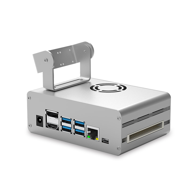 Jetson Orin Nano AI Edge Computer 4GB RAM 20TOPS Industrial Embedded PC with Active Fan Cooling Stock Server