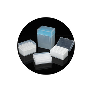 Wande Guanglian Plastic Pipette Tip Box Suction Head Box Laboratory Flip Top <b>Container</b> With Lid For Lab Use - Product Image 1