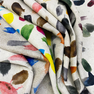 Аутентичные волосы лошади, Раскрашенные вручную камуфляжные многоцветные модные новые тканевые сумки, диваны с принтом - Product Image 6