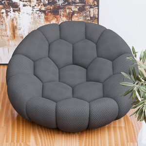 <span class=keywords><strong>Canapé</strong></span> sectionnel moderne compressé, une place, en <span class=keywords><strong>tissu</strong></span> maillé, design incurvé, garni d'éponge, pour salon, Chine - Product Image 5