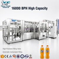 Nouvelle machine de remplissage automatique de boissons gazeuses Peak, machine de remplissage de bouteilles CSD, machine de remplissage de bouteilles de soda, usine de remplissage de boissons