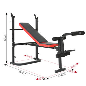 Banc de <span class=keywords><strong>musculation</strong></span> pliable en métal réglable avec extension pour les jambes pour <span class=keywords><strong>la</strong></span> salle de sport à domicile - Sécurité et <span class=keywords><strong>musculation</strong></span> - Product Image 6