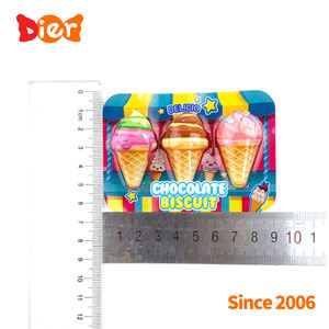 Vente en gros OEM marque privée personnalisée bonbons collations exotiques forme crème glacée tasse à biscuits au chocolat confiture de chocolat halal jouets de bonbons pour enfants - Product Image 6