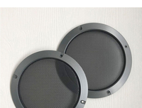Voiture grille noir maille haut-parleur