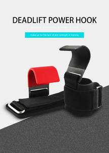 Kancalı Tutuculu Fitness Güvenlik Eldivenleri, Bilek Sargıları, Barfiksler için Spor Salonu El-Bilek Kayışı, Ağırlık Kaldırma ve Powerlifting Eldivenleri - Product Image 2