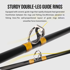 Canne à pêche en eau salée pour la pêche en haute mer, 1,8 m 2,1 m, en fibre de carbone extra rigide, action rapide, robuste, pour la pêche en bateau, canne de jigging pour <span class=keywords><strong>thon</strong></span> - Product Image 6
