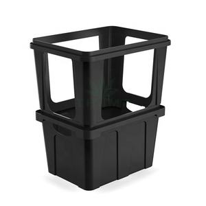 Secchio danese rettangolare in plastica nera per negozio di fiori in <span class=keywords><strong>vendita</strong></span> - Product Image 3