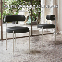 Housses de chaise de salle à manger MEIVINES, lot de 4 housses extensibles en tissu pour fauteuils