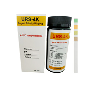 URS-4SG 100 Pieces Urinalysis <strong>Test</strong> Strips Urine <strong>Test</strong> Strip Kit 4 Parameters - Product Image 1