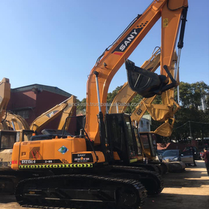 Recién llegado, excavadora de orugas de segunda mano SANY, buenas condiciones, SY215C, excavadora usada con solo 550 horas de trabajo - Product Image 2