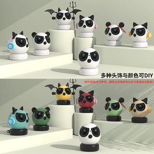 Caméra de surveillance pour bébé Tuya M8 sphérique 4MP Wi-Fi à double objectif, intérieure, avec vision nocturne et interphone - Product Image 1