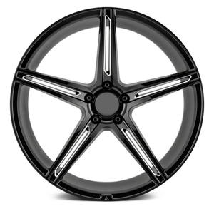 Rines Forjados Negros Brillantes 5x114.3 5x120 19 20x8.<span class=keywords><strong>5</strong></span> 22 Pulgadas Aleación 6061-t6 para Camaro Alpha <span class=keywords><strong>5</strong></span> Amarok Malibu Jeep - Product Image 6