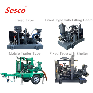 6 אינץ משאבת מים גנרטור מנוע דיזל לניקוז עירוני נייד - Product Image 5