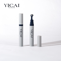 Roll Ball Applicator 10ml Bouteille de crème pour les yeux sous vide sans air 15ml Conteneur de voyage en plastique PP réutilisable pour cosmétiques