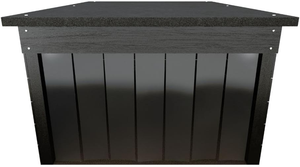 Abri pour tondeuse robotisée en bois de cèdre moyen, 37x26x18 pouces, <span class=keywords><strong>garage</strong></span> résistant aux intempéries avec rideaux amovibles pour Husqvarna Automower - Product Image 2