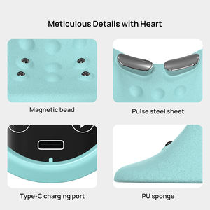 Appareil de traction cervicale chauffant, coussin de massage Shiatsu, relaxant pour <span class=keywords><strong>le</strong></span> cou, les épaules et <span class=keywords><strong>le</strong></span> dos, avec impulsions et vibrations pour soulager <span class=keywords><strong>la</strong></span> douleur - Product Image 6