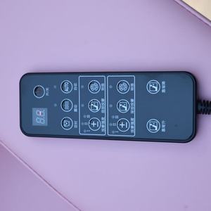 Sillón de masaje eléctrico portátil de cerámica rosa sin tubos con luces de siete colores, adecuado para salones de uñas - Product Image 6