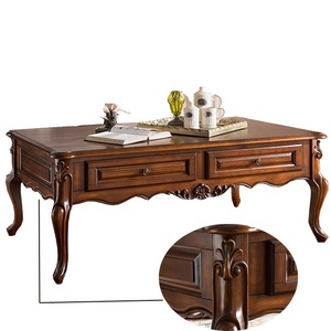 Antico tavoli da caffè <span class=keywords><strong>in</strong></span> <span class=keywords><strong>legno</strong></span> intagliato con le gambe per <span class=keywords><strong>soggiorno</strong></span> - Product Image 1