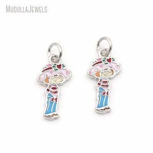 PM53560 carino per bambini ciondolo in argento o oro placcato smalto per <span class=keywords><strong>bambina</strong></span> ciondolo ciondolo <span class=keywords><strong>gioielli</strong></span> per fare accessori - Product Image 6