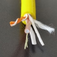 Câble ROV à flottabilité neutre - Câble coaxial renforcé RG179+2 conducteurs en cuivre, gaine PUR, isolation PE pour drones sous-marins