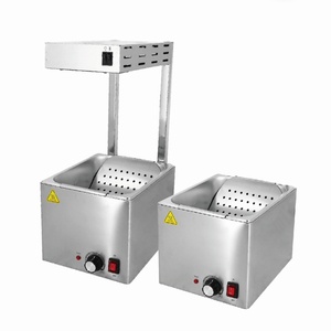 Estación Calentadora de Papas Fritas Portátil Comercial, Diseño de Acero Inoxidable para Hoteles y Restaurantes - Product Image 4