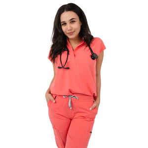 Medical Hospital <b>Scrubs</b> Uniforms Woven Eco-Friendly Plus Size Custom Sizes Wholesale Nursing <b>Scrub</b> <b>Sets</b> - Product Image 6