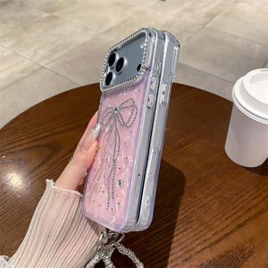 เคสโทรศัพท์ลายเปลือกหอยสุดหรู พร้อมสายคล้องมุก สำหรับ iPhone 18 17 16 15 14 Pro Max ป้องกันการกระแทก - Product Image 5