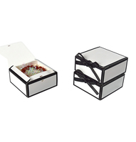 Einzelhandel Umwelt freundliche Take Out Food Paper Box für Keks Kleine weiße Papier verpackung Karton Verpackungs boxen Cookie Aufbewahrung boxen