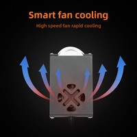 Nouveau phare de calandre de voiture Kemauto 12V LED bicolore 20W pour la modification/amélioration des phares de moto