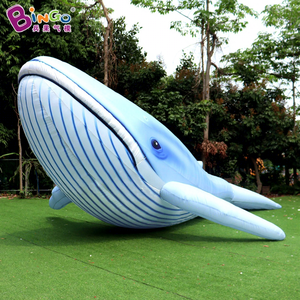 Baleine Gonflable Géante Bleue pour Publicité et Décoration d'Événements – Animal <span class=keywords><strong>Marin</strong></span> Gonflable Bingo Baleine Volante pour Publicité - Product Image 1