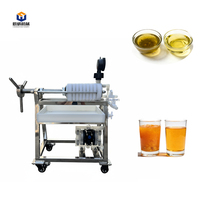RVS laboratoriumgebruik meerplaat- en frame membraan sap bier wijn olie filterpersmachine