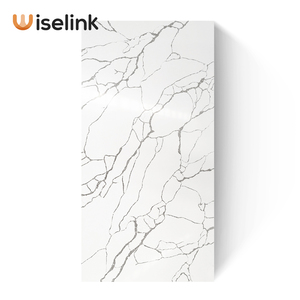 Wiselink Losas de piedra artificial Vena de mármol Patrón de lujo moderno Vanidad colorido Modificado 0% Superficie de sílice Piedras acrílicas - Product Image 1