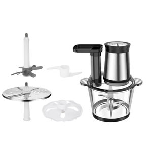 Venta al por mayor Cocina Hogar Vegetal Carne <span class=keywords><strong>Picadora</strong></span> Procesador <span class=keywords><strong>de</strong></span> alimentos Acero inoxidable 2l 3l 5l <span class=keywords><strong>Picadora</strong></span> Picadoras <span class=keywords><strong>de</strong></span> carne eléctricas - Product Image 1