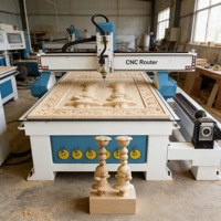 Routeur CNC 4 axes avec axe rotatif pour la sculpture sur bois non métallique, MDF, acrylique, PVC, panneaux en mousse, enseignes et gravure de portes d'armoires