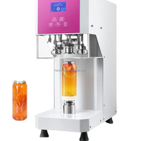 Machine à Sceller les Boîtes Entièrement Automatique la Plus Populaire, Scelleuse de Bouteilles de Boissons, Bocaux et Bière, Capsuleuse