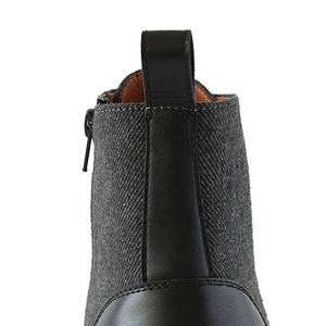 Sepatu Boots Pria Model Cowboy Biker Chelsea Western dengan Detail Splicing dan Tali Harness - Product Image 3