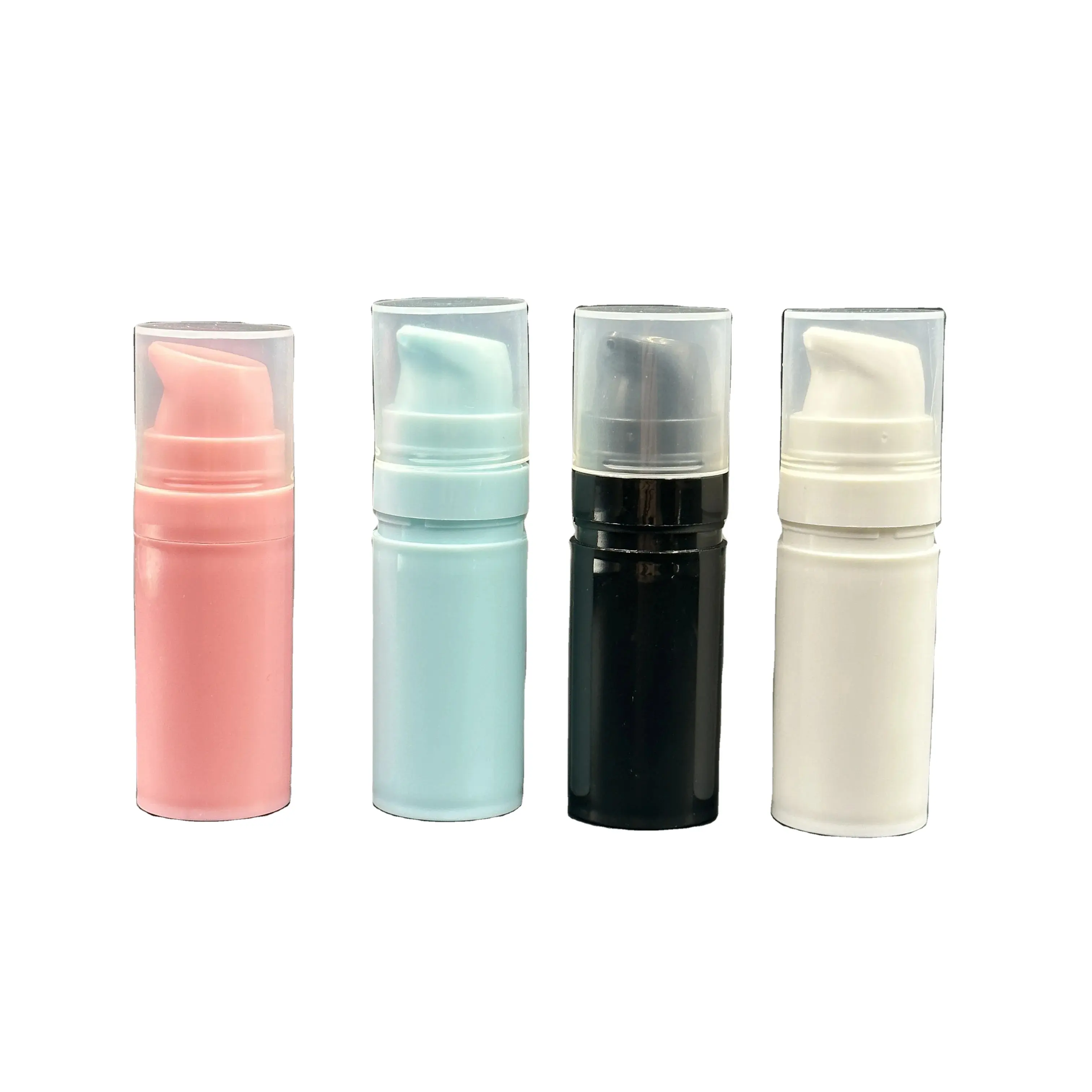 Leere benutzer definierte Farb lotion Serum Airless Pump Flasche 10ml Eco Hautpflege Verpackung Pp Airless Flaschen