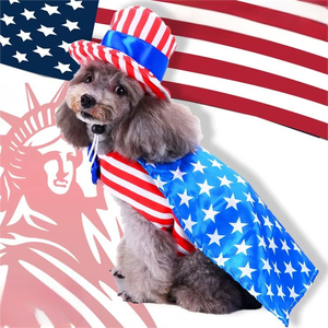 Nueva ropa de poliéster de alta calidad para mascotas al aire libre para perros que caminan transfronterizo Año Nuevo Navidad ambiente festivo mascotas - Product Image 2