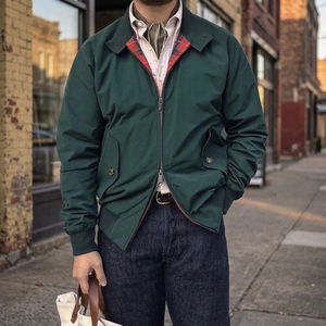 Mens Vintage Crochet Knit Canvas Varsity <b>Jacket</b> Autumn Hollow Regular Sleeve V Neck Zipper Breathable Windproof Casual Button - Product Image 3