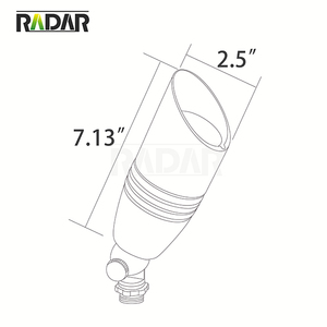 Stocked Landscape Spike <strong>Spotlight</strong> IP65 <strong>LED</strong> Illumination Decoration for Outdoor Garden AC DC <strong>12V</strong> Power Supply - Product Image 5