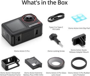 Osmo hành động 5 Pro thể thao máy ảnh 4K siêu HD hình ảnh & video chất lượng MicroSD Chụp & ghi âm cho xe máy du lịch vlogging - Product Image 6