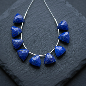Suministro de la India de Piedras Preciosas Sueltas de Lapislázuli Azul, Cuentas Trillón Sape, Calidad AAA, Certificadas por Terceros - Product Image 3