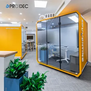 Soundproof Acoustic Private Personal Workstation Pod Booth Privaci Meeting Room For Work Soundproof Prefab Houses