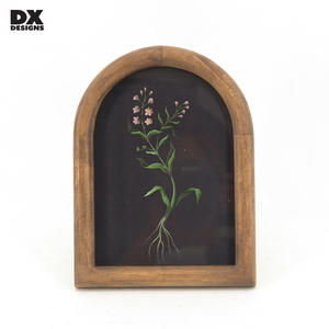 Marcos de Fotos de Madera Arqueados Estilo Rústico Marrón de DX Designs Wholesale Farmhouse - Varios Tamaños (5/6/7/8/10 Pulgadas) para Exhibición de Fotos en Mesa - Product Image 2