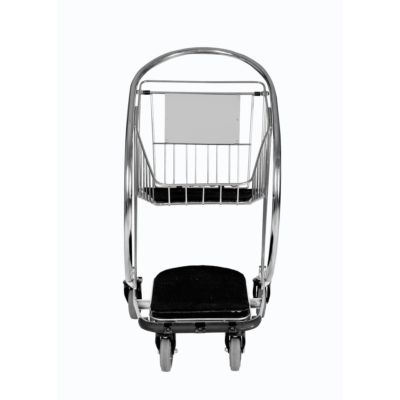 4-wheel Steel Airport Passenger Carry-on Luggage Shopping Trolley