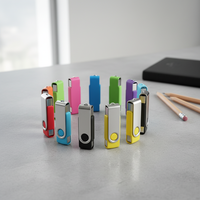 Flashdisk USB 2.0 Custom Logo 32GB, Bahan Logam Zinc Alloy, Pen Drive, Memory Stick 4GB 8GB 16GB 64GB 128GB 256GB, USB Memorias